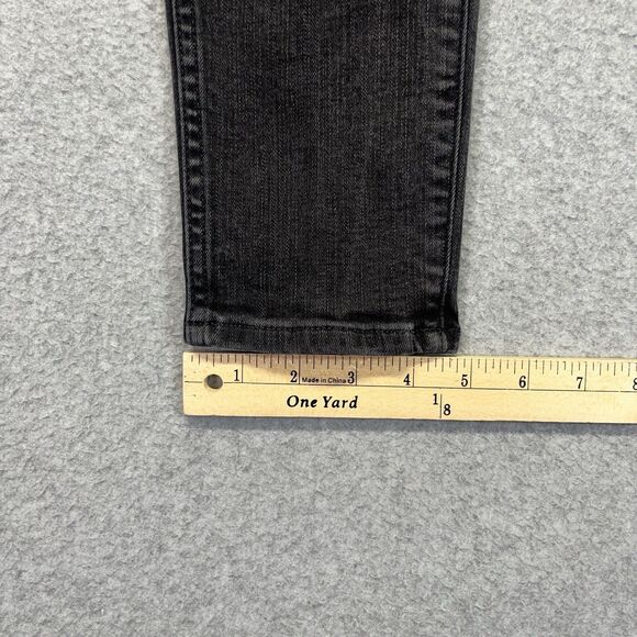 Madewell Jeans Womens 27 Black 10" High Rise Skinny Stretch Denim - Picture 13 of 14